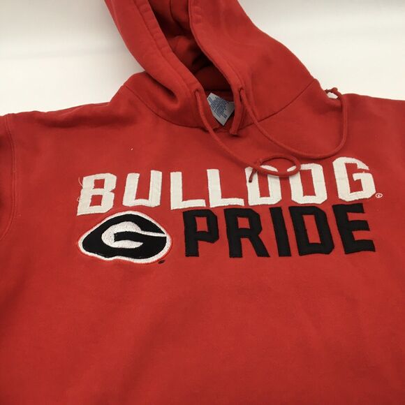 Georgia Bulldog Pride Hoodie UGA University Georgia 2021 Natty Champs Stitch M - Picture 3 of 8